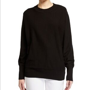 Dolman Sleeve Mix Media Sweater NEW